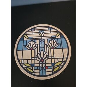 Frank Lloyd Wright Waterlilies Trivet, One Size, Multicolored